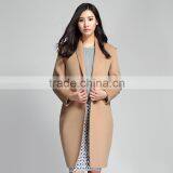 Women's Single-Breasted Wool Cashmere Spring Winter Coat OEM ODM Type Clothes Factory Manufacturer Guangzhou thumbnail-6