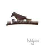 Brown Bird Japanese Magic Vintage Wooden Hair Stick thumbnail-2