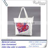 Long Strap Shoulder Canvas Tote Bags