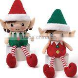 Custom Long Hand Plush Christmas Elf Toy/ Soft and Stuffed Elf Toy thumbnail-1