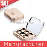 Wholesale Luxury 6 Color Empty Eyeshadow Compact Case