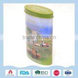 Oval Metal Tin Box for Delicious Caramels Packaging thumbnail-3