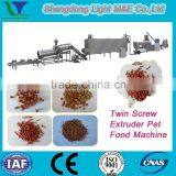 800-1000kg/h Twin Screw Extruder Pet Food Machine thumbnail-1
