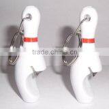 Bowling Bottle Opener Metal Key Chains, Bowling Shape Bottle Opener, Mini Bowling