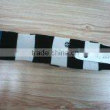 Mid-Calf White 100 Cotton High Quality Soft Stripe Tube In-stocking Tube Socks