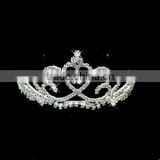New designs rhinestone royal accessories embroidered custom crowns tiaras