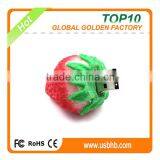 China Wholesale Bulk 2gb Cute PVC Strawberry Usb Pendrive thumbnail-1