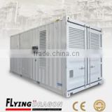 Worryfree 1200KW 1500kva container diesel generator powered by 4012-46TAG2A engine
