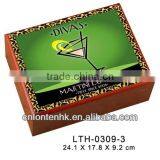 Antique Wooden Box Cuban Cigar Humidor Single Cigar Boxes thumbnail-1