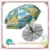 New Style Best Rain Gear Paperprinted Folding Umbrella