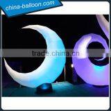 Charming Decorative Inflatable Lighting Moon / Giant Inflatable Led Moon thumbnail-1