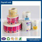 Various Materials With Yellow Glassine Paper Self Adhesive Label