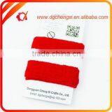 Austrian Red and White Colors Cotton Sweatband/wristband thumbnail-2