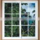 Plastic Sliding Window With Double Glass