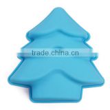 100% Food Grade FDA Approved Lovely Christmas Tree Shape Silicone Cake Mould