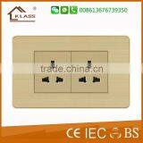 Gold Supplier Kuwait Market Aluminum Material 2gang 1 Way Light Switch 110V thumbnail-6