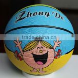 professional cheap size 7 rubber basketball