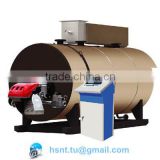 4.2MW/hr-1.0MPa horizontal fully automatic oil fired gas fired hot water boiler with Germany made modulating burner