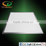 Green Hotel Lighting Lamp 595*595*8.5MM Ra>80 100-277V AC Silver Frame 40W 600x600 LED Panel CE thumbnail-6