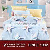 Lucky Star 100% Cotton Kids Duvet Quilt Cover Bedding Set Bed Linen With Bed Sheets Set thumbnail-1