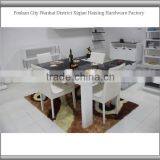 High Quality Black and White Dining Room Set