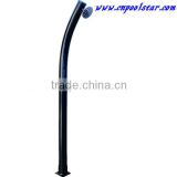 Outdoor Solar Shower for Swimming Pool and Garden PVC Body P2602 Round Outdoor Garden Shower PVC Outdoor Solar Shower
