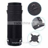 2016 Newest Hot Selling Leather Carry Bag of Bluetooth Speaker Protective Leather Cover for Amazon Echo Wireless Speaker thumbnail-3