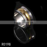 China Wholesale Silver Gold Stainless Steel Perfect Quality Jewelry New Fashion Ring for Men thumbnail-1
