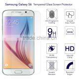 9H Hardness Anti-Scratch Mobile Phone HD Ultra Thin Tempered Glass Clear Screen Protector Film for Samsung Galaxy S6