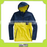 custom fashion nylon mens pullover jacket breathable waterproof
