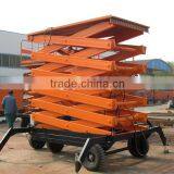 10m electric mobile hydraulic scissor lift platform