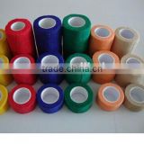 CE FDA ISO approved high quality colorful elastic flexible support latex free cohesive bandage