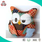 High Quality OEM New Design Custom Made home sofa decorative owl cushion wholesale