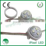 Round Cover 30mm Flex Curtain Led Pixels Front Mounting Rings