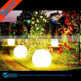 Waterproof plastic wireless dmx luminous garden led ball lights