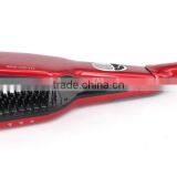 2016 Christmas Best Gift for Female Electric Hair Straightening Brush thumbnail-1