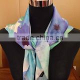 Fashion square silk scarf 70*70
