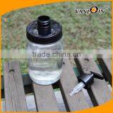 Factory Price 18OZ Empty Clear Round Plastic Mason Jar With Pump Spray Cap thumbnail-3