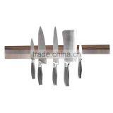 Promotional Gift Convenient Home Decoration Walnut Magnetic Knife Bar thumbnail-1