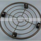 Removable Round Wire Wheel Flower Holder Flower Pot Rack thumbnail-2