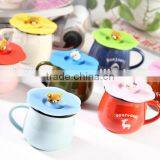 NEW Varied Shape Natural Silicone Cup Lids thumbnail-1