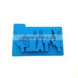 FDA Approved Food Grade 24 Cavities Non Stick Reusable Different Shaped Heart Love Flower Star Novelty Silicone Ice Molds thumbnail-1