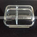 1L Hi-borosilicate Square Glass School Bento Lunch Box Leakproof thumbnail-6