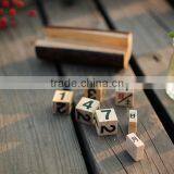 N534 Custom Wooden Calendar for Kids Wooden Desk Calendar Christmas Advent Calendar thumbnail-2