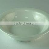 Cheap Large Flat Double-deck White Round Ceramic Bowl thumbnail-2