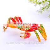 Creative Jewelry Boxes Wholesale Metal Jewelry Box Crab Figurine thumbnail-6