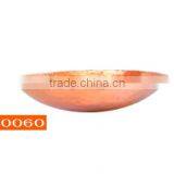 Designer Copper Bowl With Hammered Texture thumbnail-1