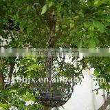 Black Wire Decorative Hanging Candle Holders thumbnail-1