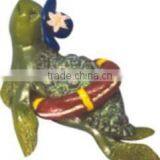New Product Polyresin Green Fish Shape Magnets thumbnail-1