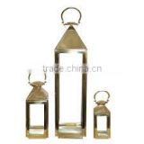 stainless steel copper plated lantern
